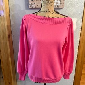 NWT LOFT Vibrant Pink Sweater